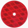 Optronics 3in. round, red, center mount reflector RE13RB